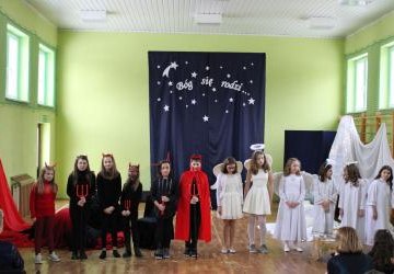 Jasełka szkolne. Wigilie klasowe.