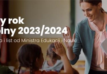 List Ministra Edukacji i Nauki z okazji rozpoczęcia nowego roku szkolnego