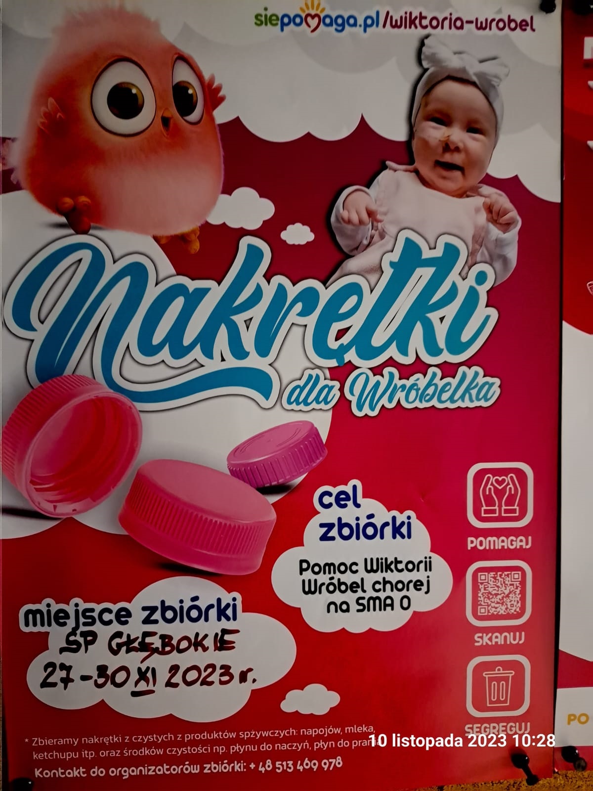 Pomoc dla Wiktorii Wróbel chorej na SMA